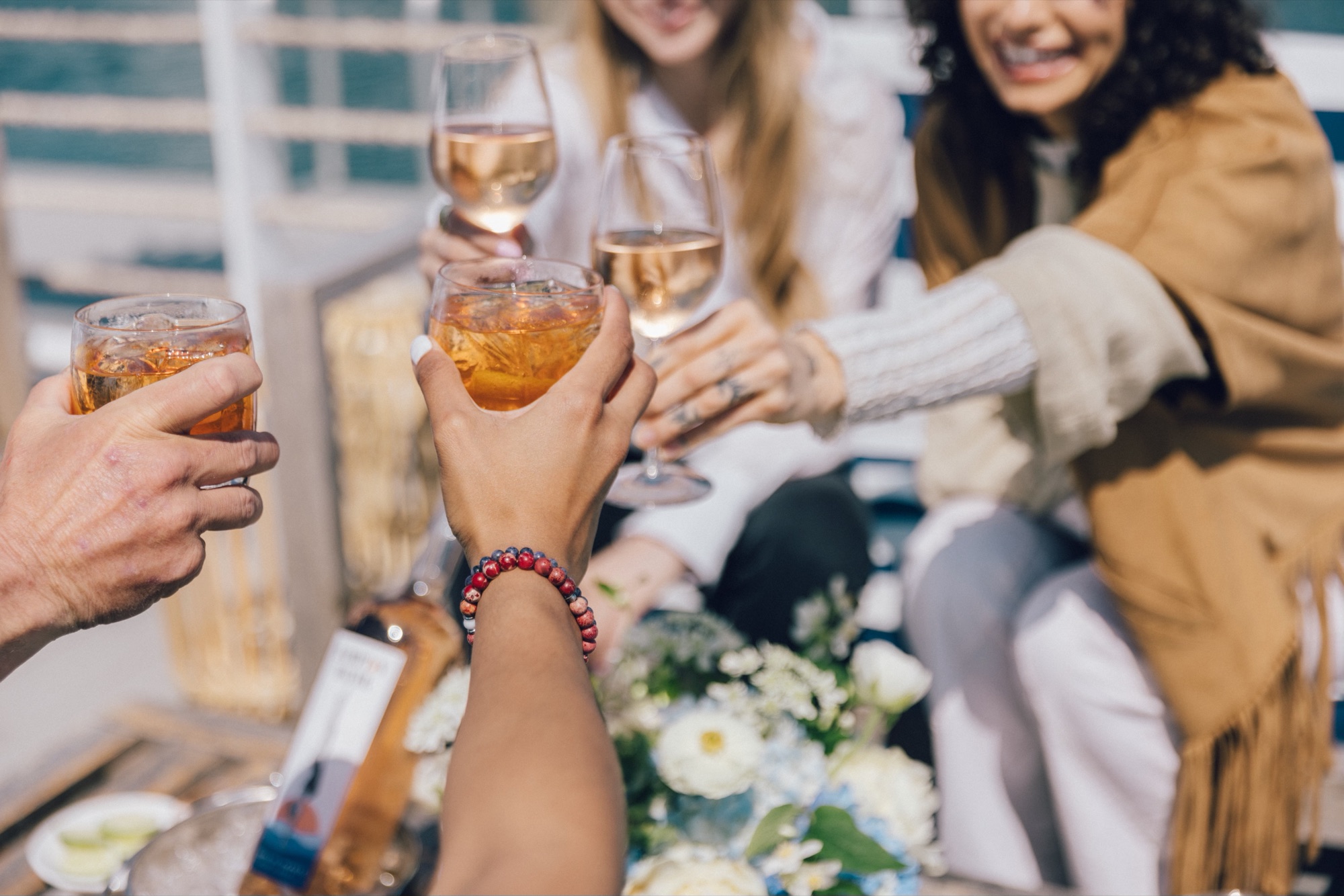 A private celebration on the waterfront at Claudio's